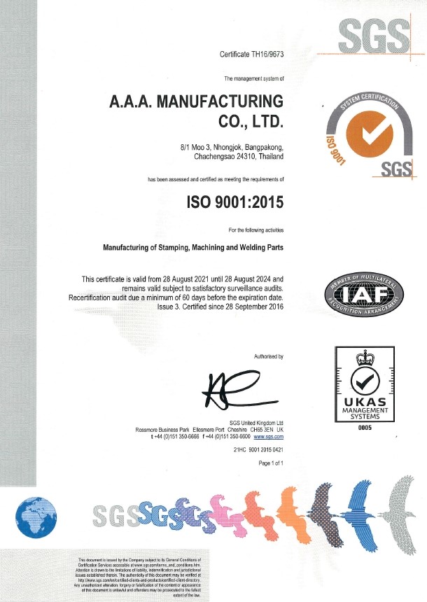 AAA ISO 9001